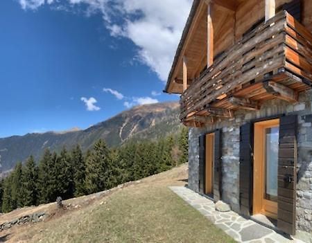 Chalet Baita Delle Favole Di Rosarita Lägenhet Berbenno di Valtellina Exteriör bild